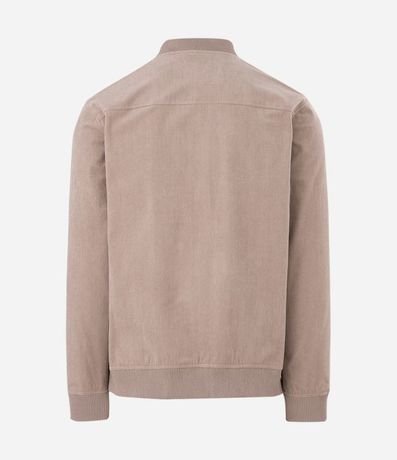 Campera Bomber en Terciopelo con Botones Forrados 7