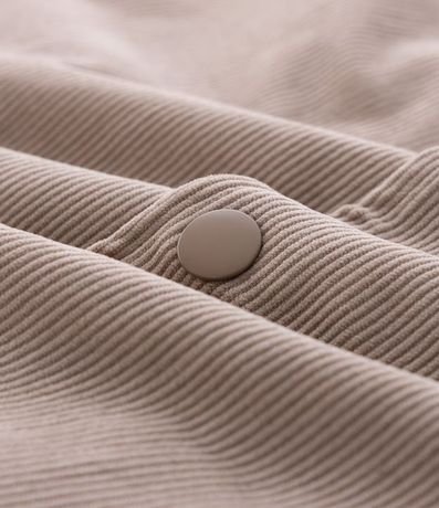 Campera Bomber en Terciopelo con Botones Forrados 8