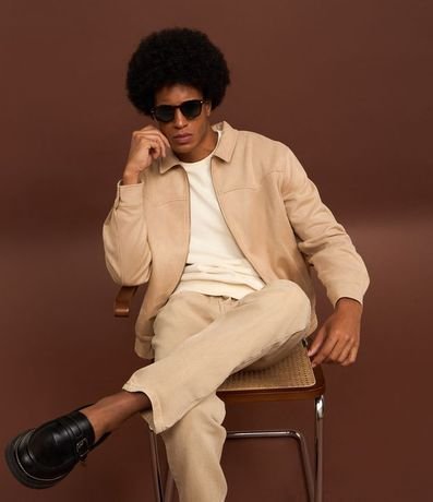 Campera con Detalles en Recorte y Bajo con Elástico 5