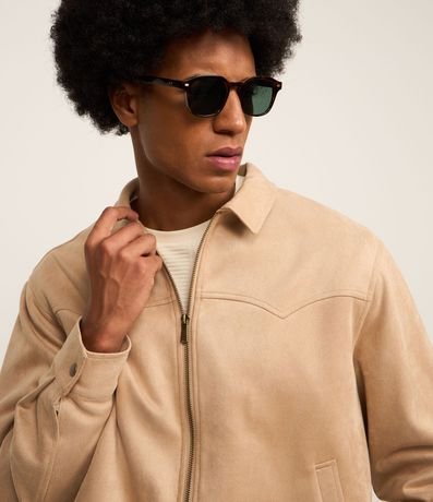 Campera con Detalles en Recorte y Bajo con Elástico 7