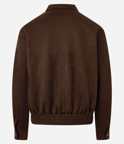 Campera con Detalles en Recorte y Bajo con Elástico 6