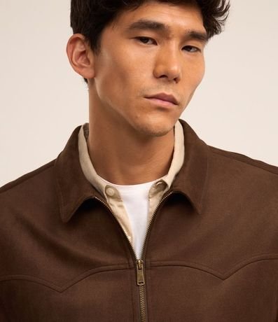 Campera con Detalles en Recorte y Bajo con Elástico 5