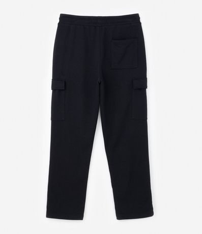 Pantalón Baggy en Algodón con Bolsillo Cargo 6