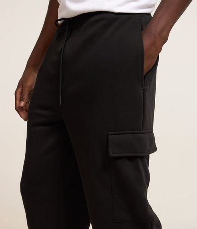 Pantalón Baggy en Algodón con Bolsillo Cargo 4