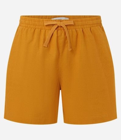 Bermuda en Algodón con Cintura Elástica y Bolsillos 5
