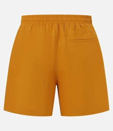 Bermuda en Algodón con Cintura Elástica y Bolsillos 6