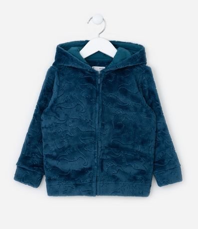 Saco Infantil en Fleece con Textura de Ositos - Talle 1 a 6 años