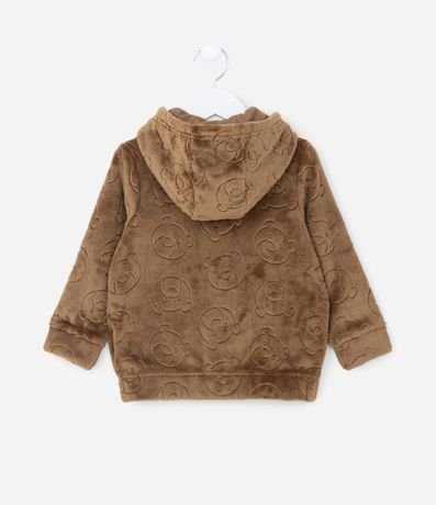 Saco Infantil en Fleece con Textura de Ositos - Talle 1 a 6 años 2