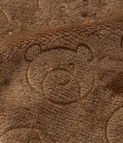 Saco Infantil en Fleece con Textura de Ositos - Talle 1 a 6 años 4