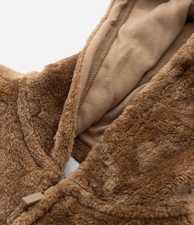 Saco Infantil en Fleece con Textura de Ositos - Talle 1 a 6 años 5
