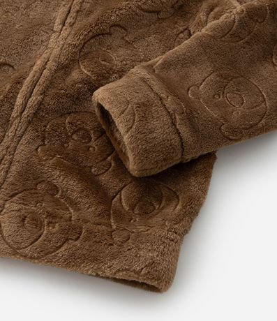 Saco Infantil en Fleece con Textura de Ositos - Talle 1 a 6 años 6