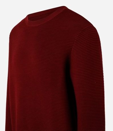 Suéter de Punto Liviano con Texturas Horizontales 6