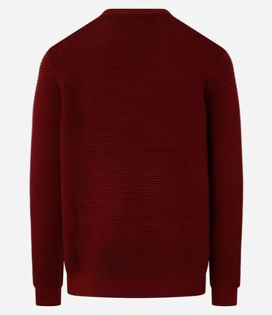 Suéter de Punto Liviano con Texturas Horizontales 7