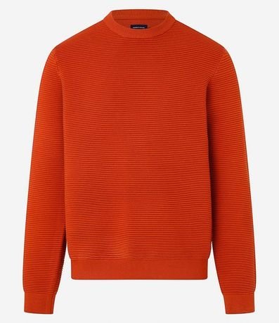 Suéter de Punto Liviano con Texturas Horizontales 7