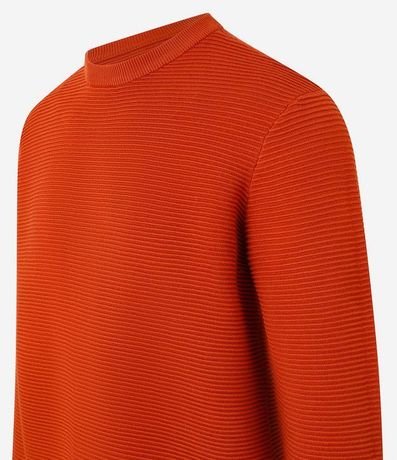 Suéter de Punto Liviano con Texturas Horizontales 8