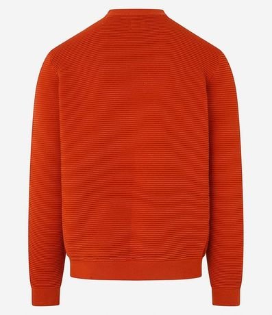 Suéter de Punto Liviano con Texturas Horizontales 9