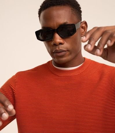 Suéter de Punto Liviano con Texturas Horizontales 6