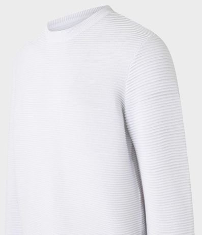 Suéter de Punto Liviano con Texturas Horizontales 5