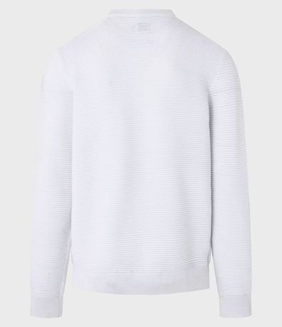 Suéter de Punto Liviano con Texturas Horizontales 6