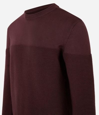 Suéter en Punto con Canalé Texturizado 5