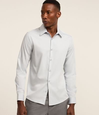 Camisa Slim en Tejido de Bambu Básica 2