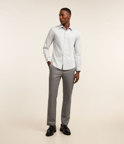 Camisa Slim en Tejido de Bambu Básica 4