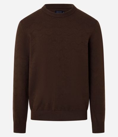 Suéter de Punto con Textura Zigzag 6