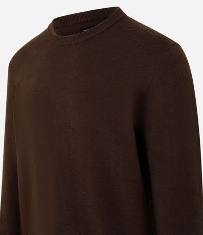 Suéter de Punto con Textura Zigzag 7