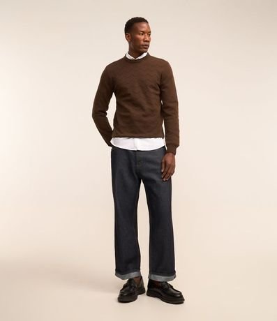 Suéter de Punto con Textura Zigzag 2