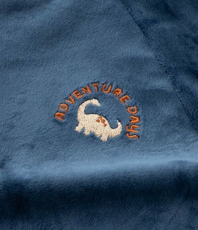 Conjunto Infantil en Plush con Capucha y Cresta de Dino - Talle 1 a 4 años 5