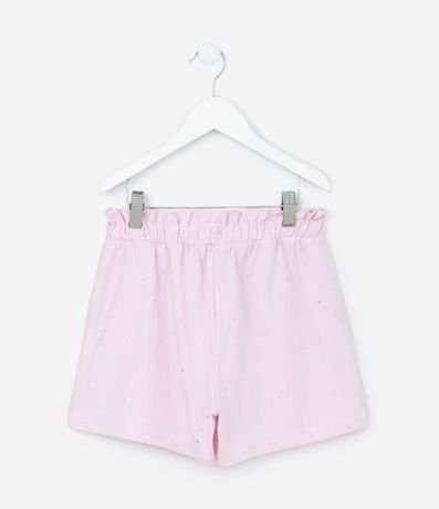 Short Clochard Infantil con Purpurina Holográfico - Talle 5 a 14 años 2