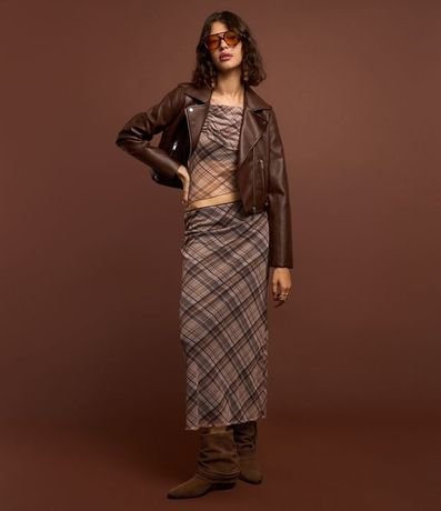 Campera Biker en PU con Cremallera en los Bolsillos 4