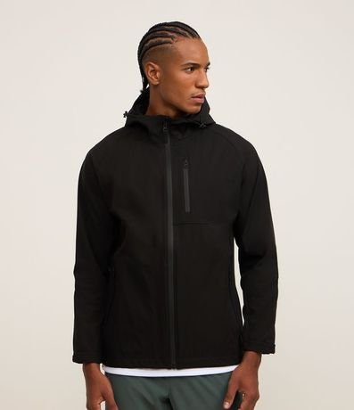 Campera Deportiva Resistente a Agua y con Capucha