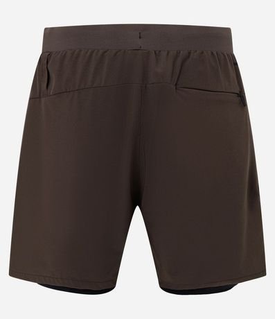 Bermuda Deportiva con Short de Compresión 9
