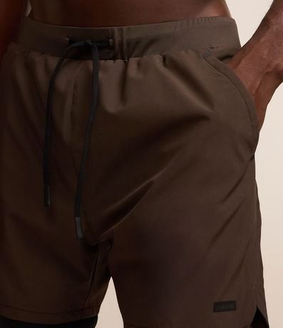 Bermuda Deportiva con Short de Compresión 5