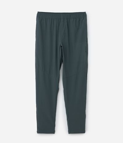 Pantalón Deportivo con Cintura Elástica con Detalle de Recortes y Rayas 7