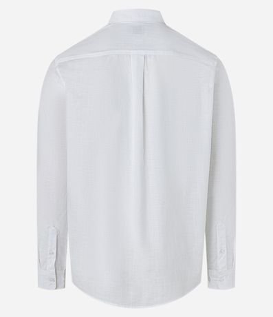 Camisa Regular en Voil con Textura Flamê 6