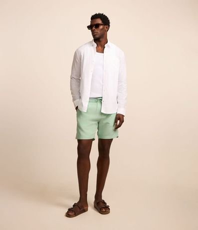 Camisa Regular en Voil con Textura Flamê 2