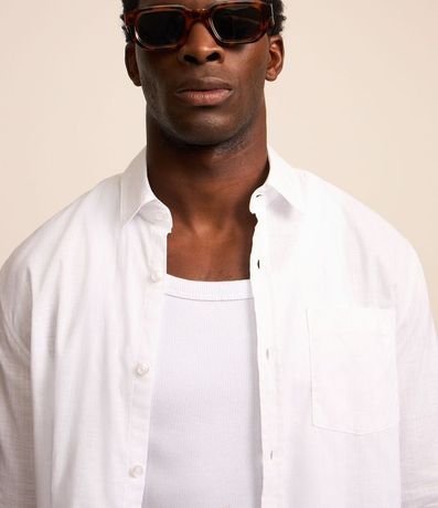 Camisa Regular en Voil con Textura Flamê 4