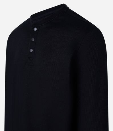 Suéter con Sherpa Interna y Cuello Padre 5