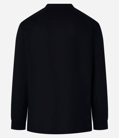 Suéter con Sherpa Interna y Cuello Padre 6