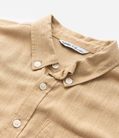 Camisa Infantil Mezclada con Pequeño Bolsillo - Talle 5 a 14 años 4