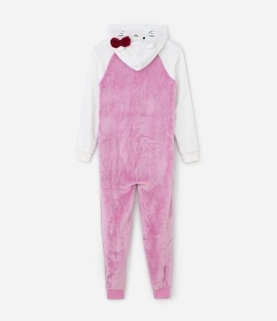 Pijama Jumper Infantil con Bordado Hello Kitty - Talle 4 a 14 años 3