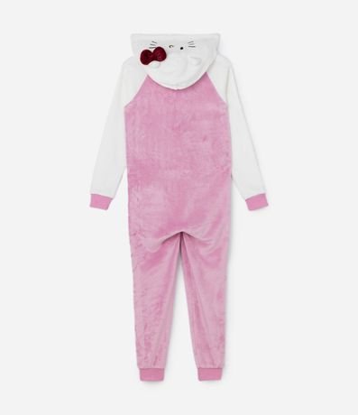 Pijama Jumper Infantil con Bordado Hello Kitty - Talle 4 a 14 años 3