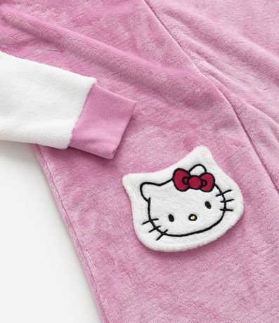 Pijama Jumper Infantil con Bordado Hello Kitty - Talle 4 a 14 años 5