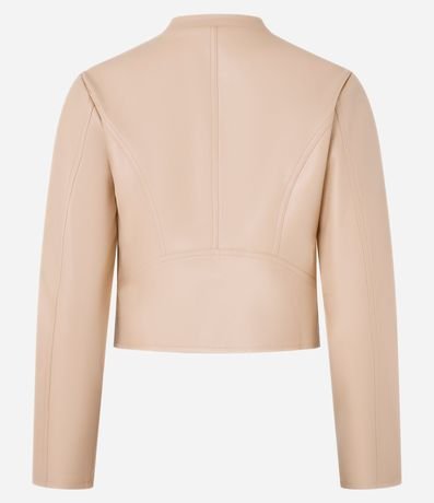 Campera Básica en Pu con Cierre Track 7