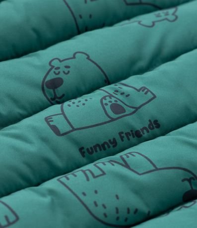 Campera Infantil en Microfibra con Estampa Ositos - Talle 1 a 5 años 3