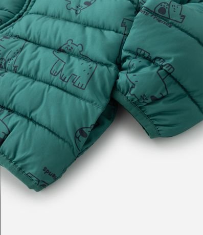 Campera Infantil en Microfibra con Estampa Ositos - Talle 1 a 5 años 4