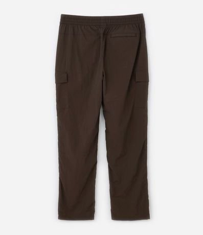 Pantalón Deportiva en Poliamida con Bolsillo Cargo 6