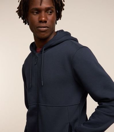 Saco Básico Deportivo en Algodón con Capucha y Cierre Delantero 3